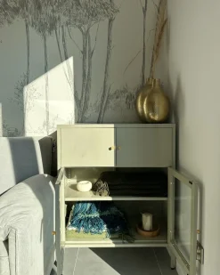 Outlet Beliani Vaso da fiori MOHENJO Metallo 32/35 cm Oro