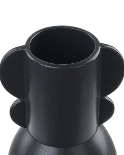 Beliani Vaso da fiori MYTILENE Ceramica 29 cm Nero