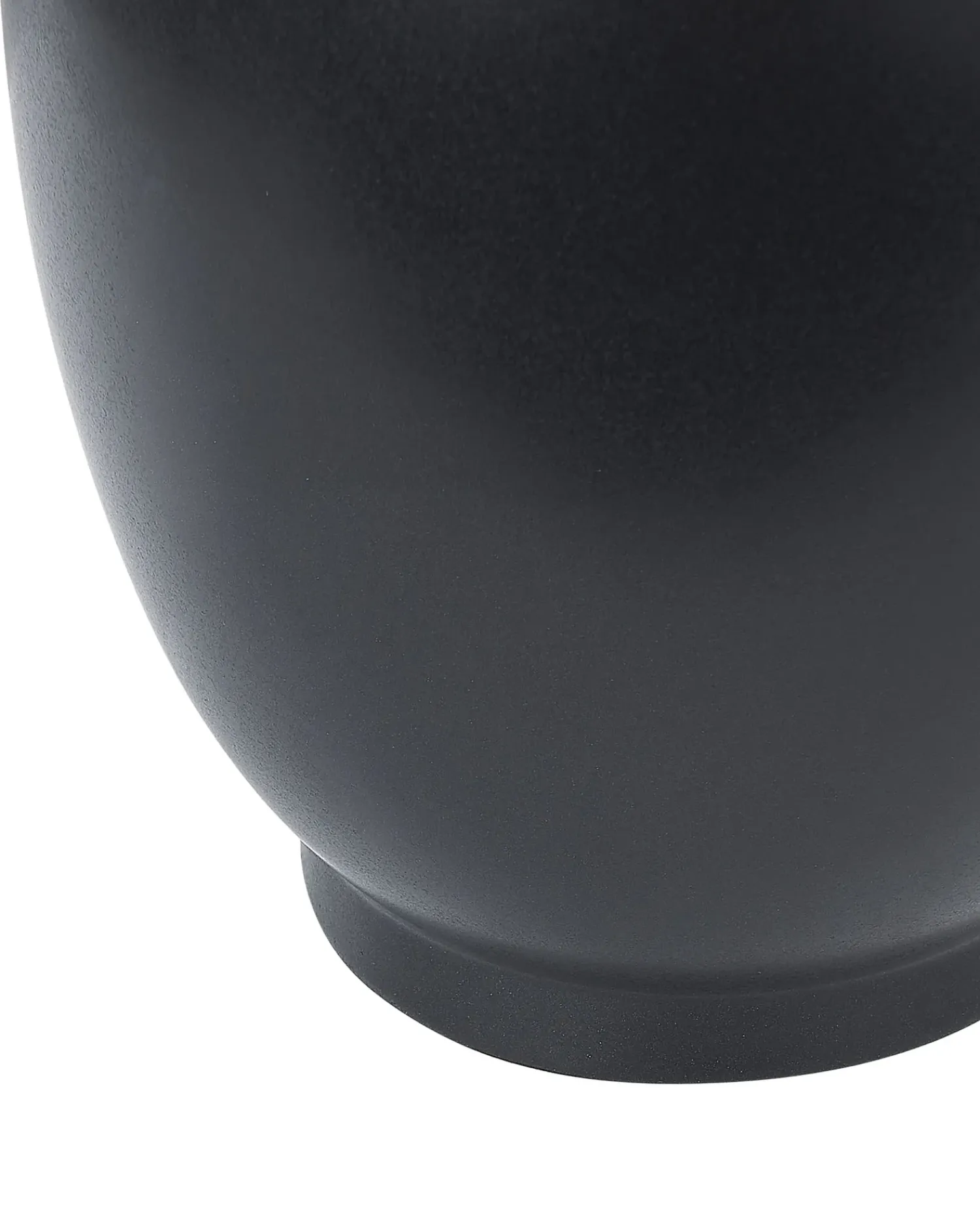 Beliani Vaso da fiori MYTILENE Ceramica 29 cm Nero