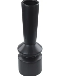 Online Beliani Vaso da fiori PEANIA Ceramica 30 cm Nero