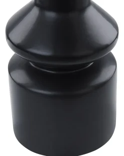Online Beliani Vaso da fiori PEANIA Ceramica 30 cm Nero