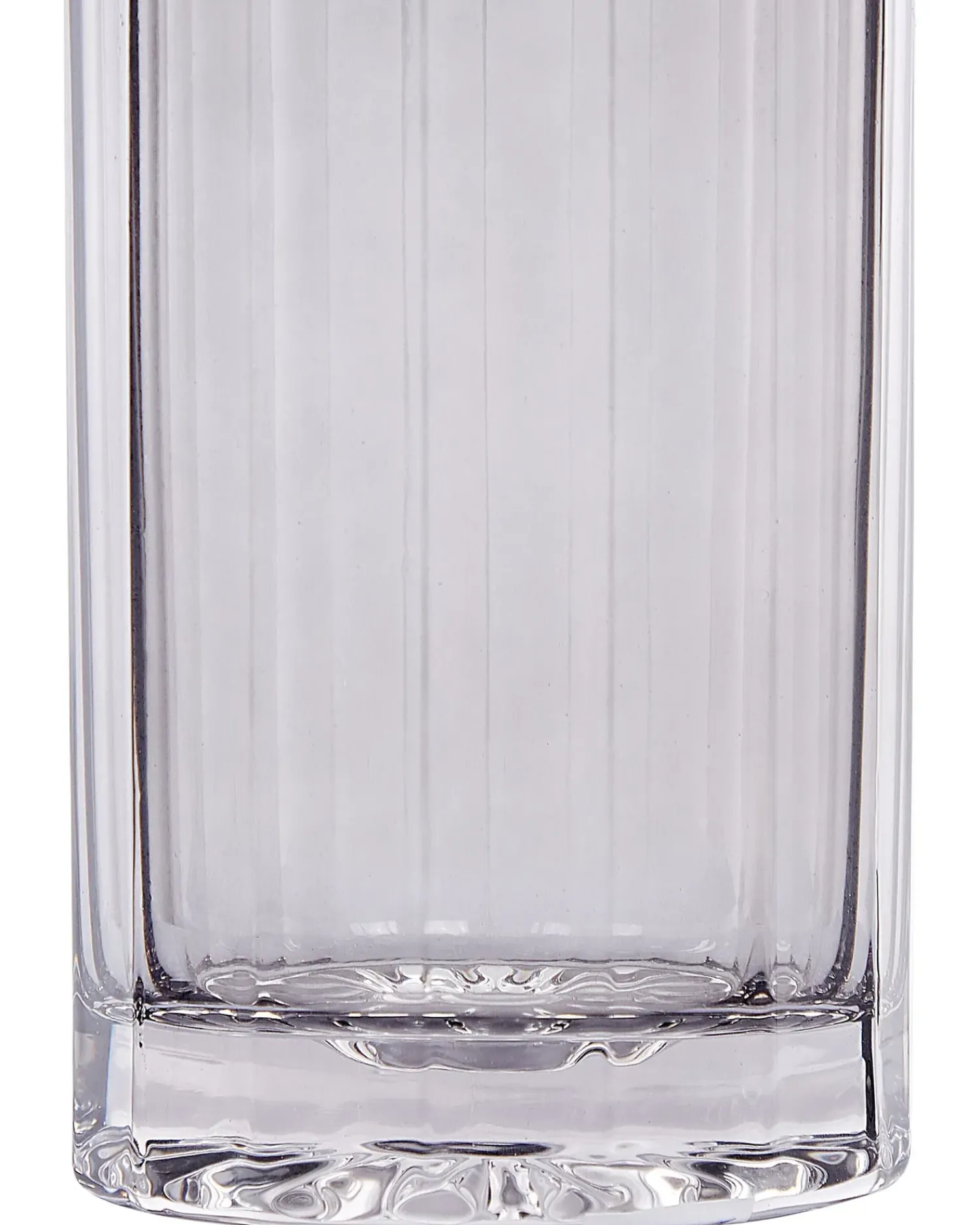 Outlet Beliani Vaso da fiori PERDIKI Vetro 30 cm Grigio Grigio Oro