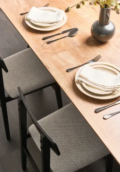 Outlet Beliani Vaso da fiori PEREA Ceramica 26 cm Nero