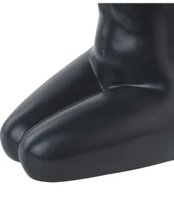 Clearance Beliani Vaso da fiori PYRGOS Ceramica 22 cm Nero