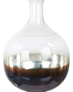 Beliani Vaso da fiori RAZALA Vetro Multicolore