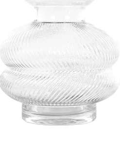 Hot Beliani Vaso da fiori RODIA Vetro 24 cm Trasparente