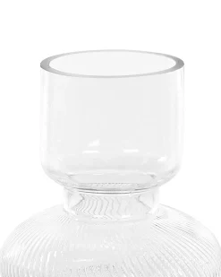 Hot Beliani Vaso da fiori RODIA Vetro 24 cm Trasparente