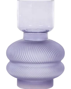 Online Beliani Vaso da fiori RODIA Vetro 24 cm Viola
