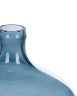 Clearance Beliani Vaso da fiori ROTI Vetro 39 cm Blu