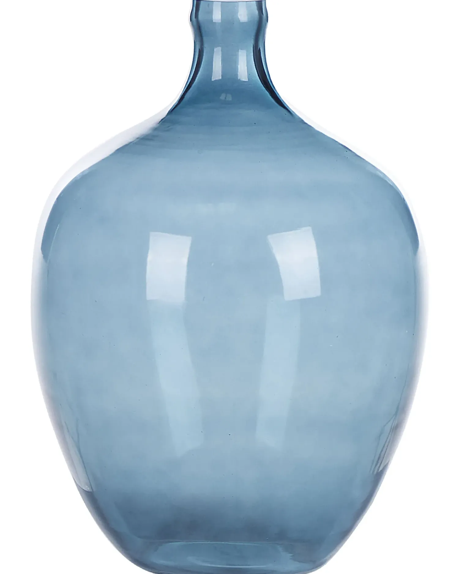 Clearance Beliani Vaso da fiori ROTI Vetro 39 cm Blu