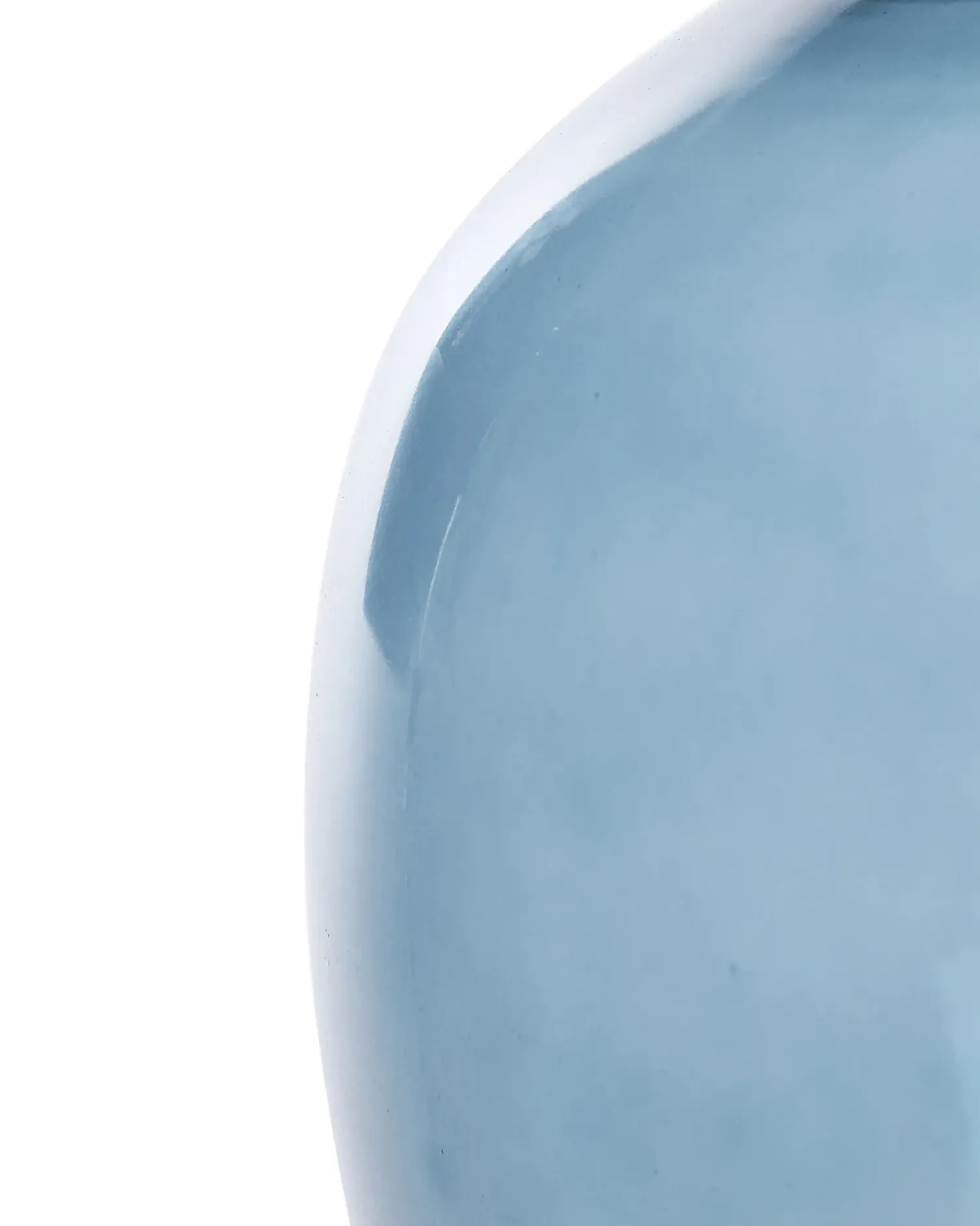 Clearance Beliani Vaso da fiori ROTI Vetro 39 cm Blu