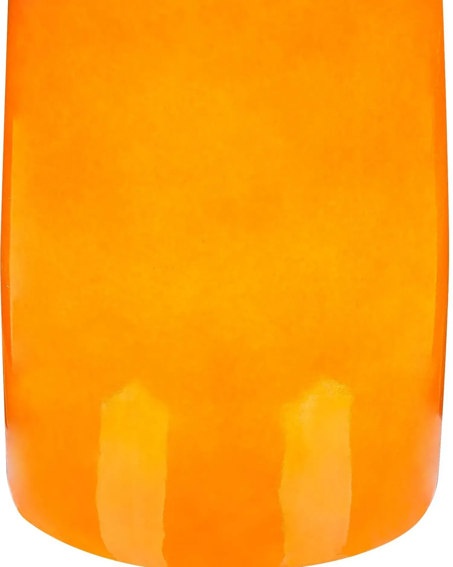 Discount Beliani Vaso da fiori SABADELL Ceramica 50 cm Arancione