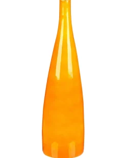 Discount Beliani Vaso da fiori SABADELL Ceramica 50 cm Arancione