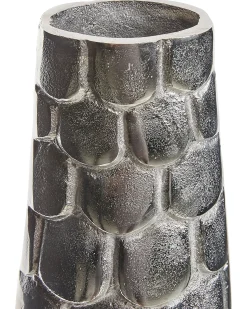 Sale Beliani Vaso da fiori SUKHOTHAI Metallo 47 cm Argento
