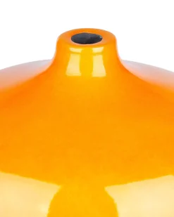 Beliani Vaso da fiori TERRASA Ceramica 37 cm Arancione