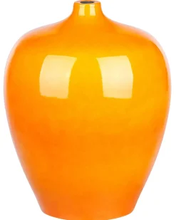 Beliani Vaso da fiori TERRASA Ceramica 37 cm Arancione