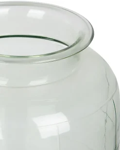 Sale Beliani Vaso da fiori VINDALOO Vetro 35 cm chiaro Verde