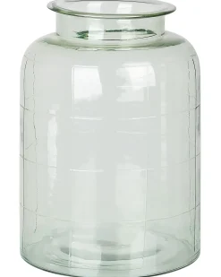Sale Beliani Vaso da fiori VINDALOO Vetro 35 cm chiaro Verde