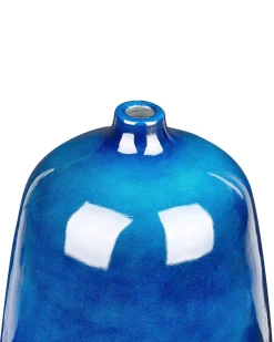 Clearance Beliani Vaso da fiori VITORIA Ceramica 45 cm scuro Blu