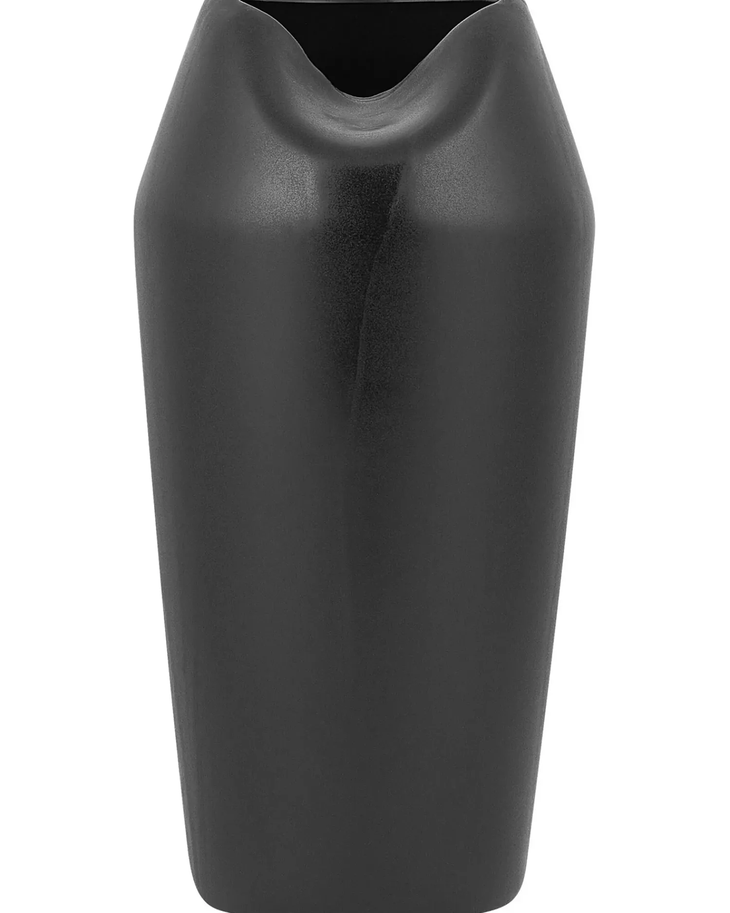 Clearance Beliani Vaso decorativo APAMEA Gres porcellanato 33 cm Nero