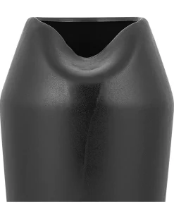 Clearance Beliani Vaso decorativo APAMEA Gres porcellanato 33 cm Nero