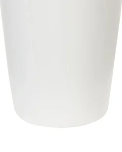 Online Beliani Vaso decorativo APAMEA Gres porcellanato 33 cm Bianco