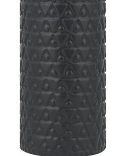 Outlet Beliani Vaso decorativo ARSIN Gres porcellanato 39 cm Nero Oro Nero