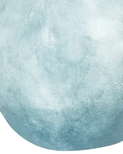 New Beliani Vaso decorativo BENTONG Ceramica 26 cm Azzurro Blu