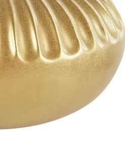 Outlet Beliani Vaso decorativo CERCEI Gres porcellanato 20 cm Oro
