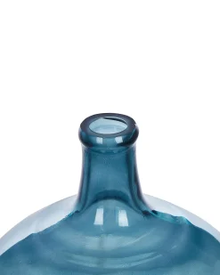 Clearance Beliani Vaso decorativo CHAPPATHI Vetro 31 cm Blu