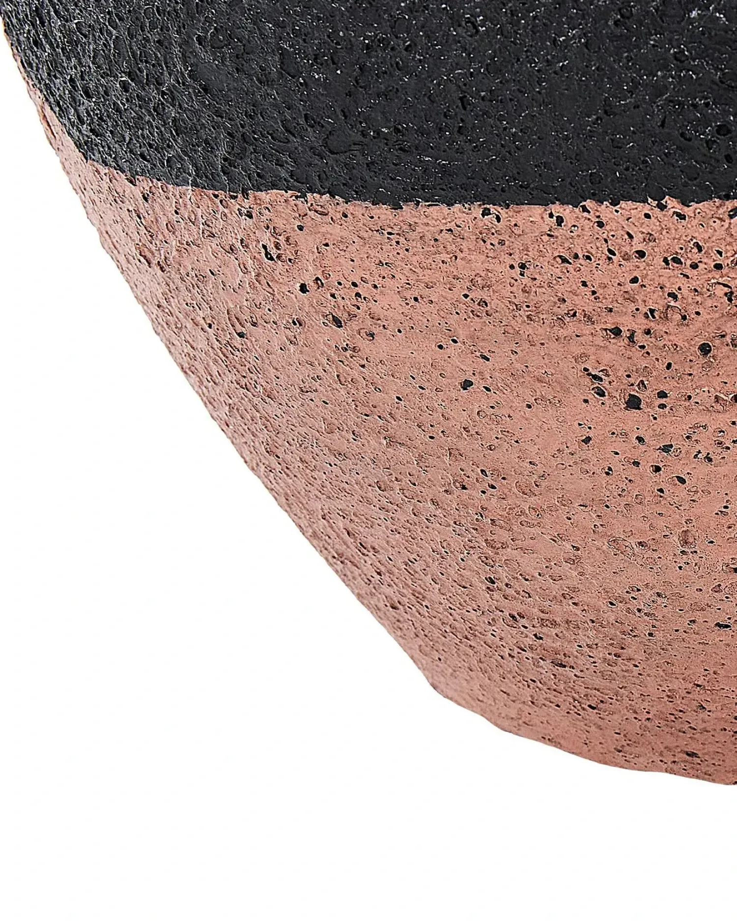 Clearance Beliani Vaso decorativo DAULIS Ceramica 31 cm Nero Nero Oro Rosa