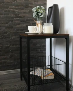 Sale Beliani Vaso decorativo DERBE Gres porcellanato 32 cm Nero