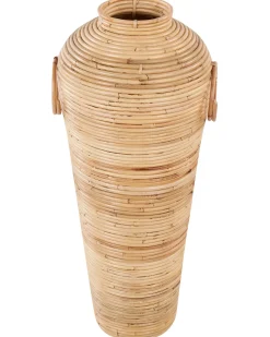 Discount Beliani Vaso decorativo ELATIA Rattan Naturale