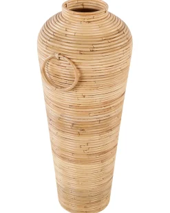 Discount Beliani Vaso decorativo ELATIA Rattan Naturale