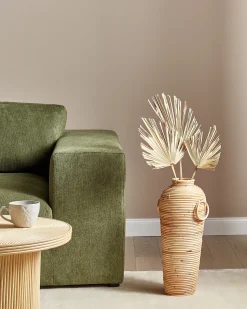 Best Beliani Vaso decorativo ELATIA Rattan Naturale