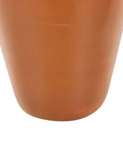 Clearance Beliani Vaso decorativo KARFI Ceramica 37 cm Arancione