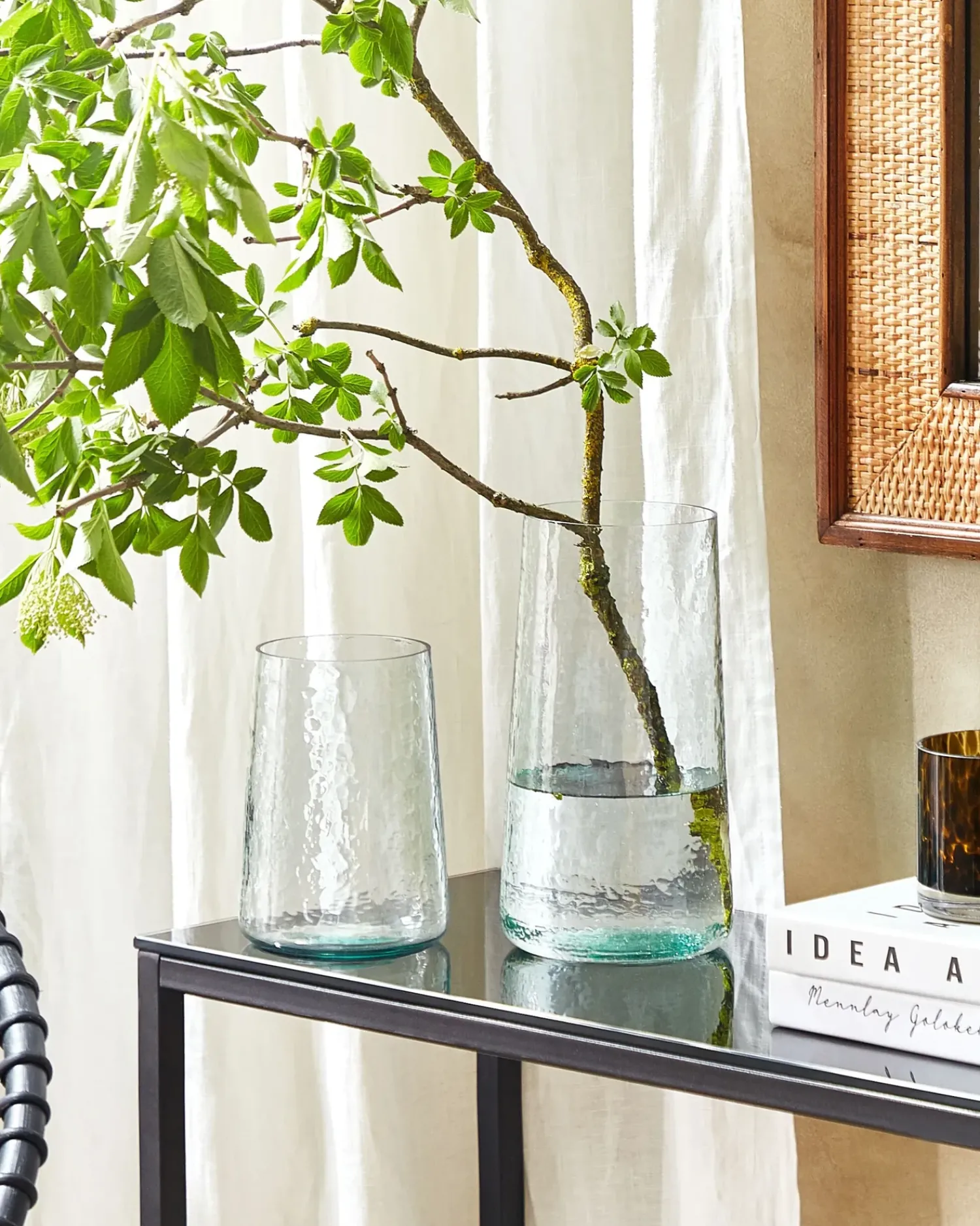 Best Beliani Vaso decorativo KULCHE Vetro 25/17 cm Trasparente
