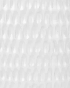 New Beliani Vaso decorativo LINZI Gres porcellanato 25 cm Bianco