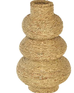 Best Beliani Vaso decorativo MARANG Alghe marine 41 cm Naturale Beige Naturale
