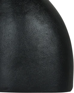 Outlet Beliani Vaso decorativo NARBADA Metallo 36 cm Nero