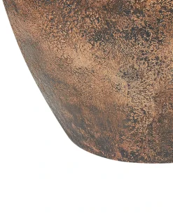 Hot Beliani Vaso decorativo PUCHONG Ceramica 40 cm Rame