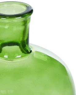 Best Beliani Vaso decorativo PULAO Vetro 31 cm Verde
