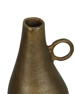 Best Beliani Vaso decorativo SAMBHAR Metallo 46 cm Ottone Oro Ottone