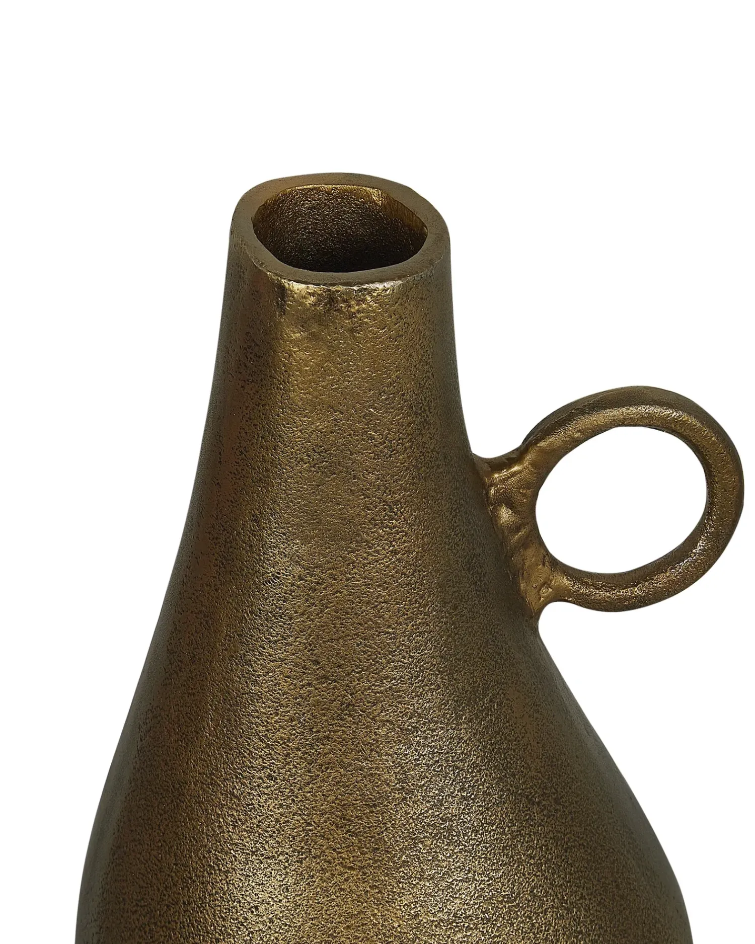 Best Beliani Vaso decorativo SAMBHAR Metallo 46 cm Ottone Oro Ottone