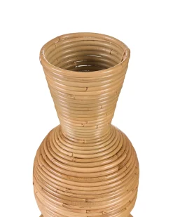 Hot Beliani Vaso decorativo SYMI Rattan 70 cm Naturale