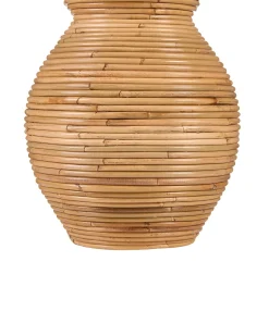Hot Beliani Vaso decorativo SYMI Rattan 70 cm Naturale