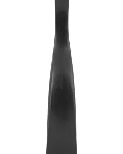 Beliani Vaso decorativo THAPSUS Ceramica 39 cm Nero