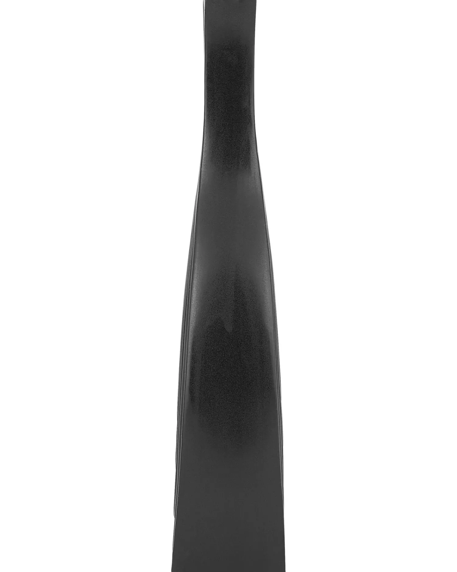 Beliani Vaso decorativo THAPSUS Ceramica 39 cm Nero
