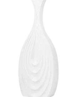 Sale Beliani Vaso decorativo THAPSUS Ceramica 39 cm Bianco