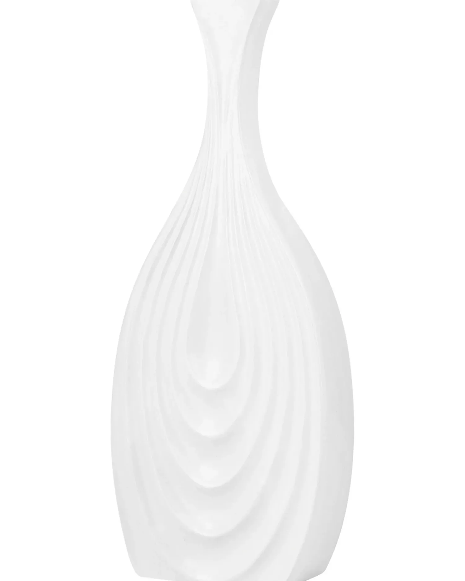 Sale Beliani Vaso decorativo THAPSUS Ceramica 39 cm Bianco